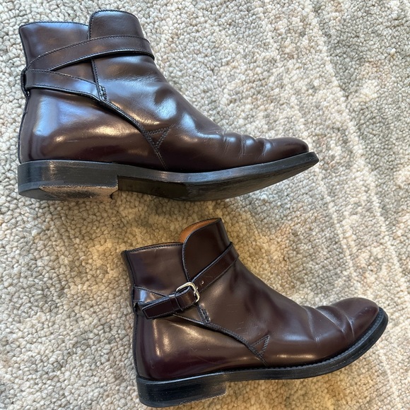 Prada Cordovan beautiful leather boots - Picture 1 of 3